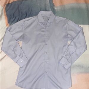Men's Light Blue Dress Shirt size Large Fitted